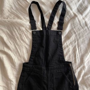 Madewell skinny overalls.
